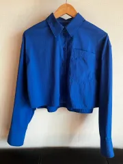 COS コス シャツ ブルー