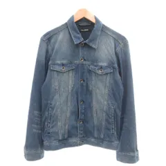 ナノユニバース nano universe デニムジャケット Gジャン ブルゾン M インディゴブルー /YJ ■GY60