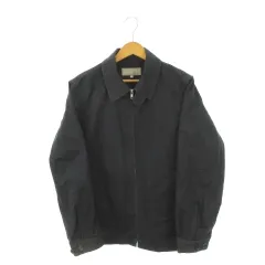 マーガレットハウエル MARGARET HOWELL ジャケット スウィングトップ 上着 M 黒 ブラック 無地 ジップアップ 長袖 /AH2 ■ECC002のサムネイル