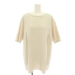 エヴェックス バイ クリツィア EVEX by KRIZIA ブラウス カットソー 半袖 プリーツ 接触冷感 タグ付き 44 アイスグレー U7P07-337-07 /YTのサムネイル