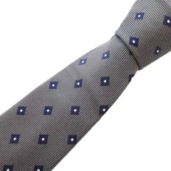 マッキントッシュフィロソフィー MACKINTOSH PHILOSOPHY ネクタイ レギュラータイ ストライプ 総柄 グレー /FFのサムネイル