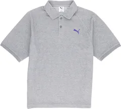 プーマ PUMA ESS MX ポロ メンズ 男性 シャツ トップス 半袖 お出かけ トレーニング ジム 部活 クラブ活動 サークル ランニング ウォーキング マラソン  693418 03 MEDIUMGRAYHEATHER