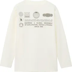 ザ・ノース・フェイス THE NORTH FACE アウトドア ロングスリーブサンシェードティー ジュニア キッズ 子ども 長袖 Tシャツ トップス 夏 速乾 UVカット 紫外線 プール キャンプ 川遊び 海水浴 耐塩素  NTJ125 WD ホワイトデューン