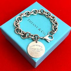 TIFFANY & Co.（ティファニー）オーバル 星条旗チェーン ブレスレット