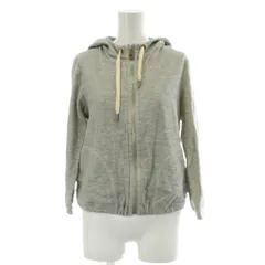 バーバリーブルーレーベル BURBERRY BLUE LABEL パーカー 上着 38 グレー フード付き 長袖 無地 E1P45-718-07 /GG