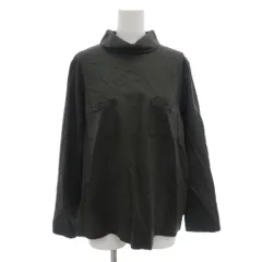 ケーティー キヨコ タカセ  K.T KIYOKO TAKASE ブラウス シャツ 13 長袖 ニット 切替 ダークグレー /AE ■ECF001のサムネイル