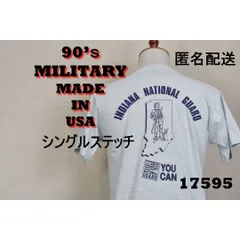 90’ｓミリタリー Tシャツ USA製 シングルステッチ 17595 ビンテージ