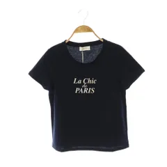 デイシー deicy La Chic de Paris Tシャツ カットソー 半袖 F ネイビー ホワイト /ES ■OSのサムネイル