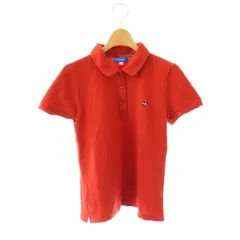 ブルーレーベルクレストブリッジ BLUE LABEL CRESTBRIDGE フレンチスリーブポロシャツ カットソー 半袖 38 レッド /DO ■OSのサムネイル