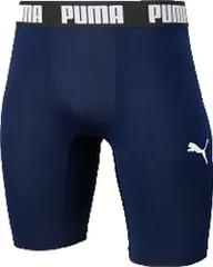 プーマ PUMA サッカー コンプレッション ショートタイツ メンズ 男性 フットサル スパッツ インナーパンツ ボトムス 吸水速乾 ハーフ ショーツ 部活 クラブ活動 サークル  656333 06 PEACOAT