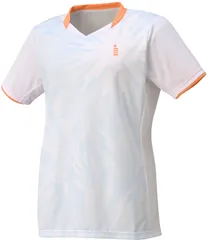 ゴーセン GOSEN テニス レディースゲームシャツ トップス 半袖Tシャツ 吸汗速乾 日本ソフトテニス連盟審査合格品 日本バドミントン協会審査合格品 着替え 部活 クラブ活動 サークル  T2553 30 ホワイト