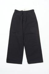 Black Comme des Garçons 黒ワイド七分丈パンツ XS - メルカリ