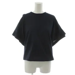 サクラ SACRA カットソー Tシャツ 38 紺 ネイビー 半袖 ドルマンスリーブ 無地 /RRのサムネイル