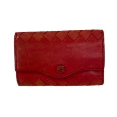 BOTTEGA VENETA(ボッテガヴェネタ) キーケース イントレチャート レッド 5連フック レザー