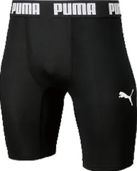 プーマ PUMA サッカー コンプレッション ショートタイツ メンズ 男性 フットサル スパッツ インナーパンツ ボトムス 吸水速乾 ハーフ ショーツ 部活 クラブ活動 サークル  656333 03 PUMABLACK