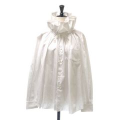 【美品】  ADEAM / アディアム | レイヤード デザイン ミリタリー デタッチャブル シャツ ワンピース キャミソール・ハンガー付き | 2 | ブラック / ネイビー | レディース 美品】 ADEAM / アディアム | レイヤード デザイン ミリタリー