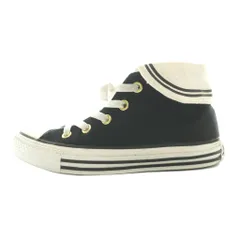 コンバース CONVERSE オールスター ALL STAR スニーカー US3.5 22.5cm 黒 ブラック 白 ホワイト /SS ■OS