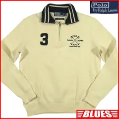POLO RALPH LAUREN ポロラルフローレンスウェット M 白 アイボリー ベージュ 古着 メンズ トレーナー スウェットサイズM一覧←SEULB屋着古← TY4403
