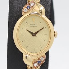 稼働】SEIKO 2E20-5320 ブレスウォッチ ゴールド 新品電池 - メルカリ