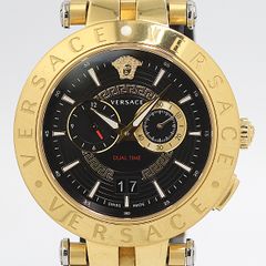 超美品 ヴェルサーチ VERSACE ZSQ99 11Pダイヤ 電池新調 - メルカリ