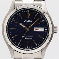 BH23 セイコー・アルバ 電波・ソーラー時計 日付つき - メルカリ