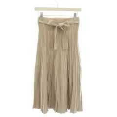 ビームスハート BEAMS HEART ロングスカート リブニット S グレージュ 43-26-1550-213 /YM