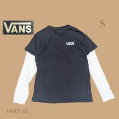 VANSプリントカットソーS重ね着レイヤードロンTシャツHH02106のサムネイル