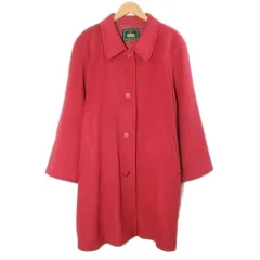 BRINDILLE SAN-ESU TOKYO カシミヤコート ミディ丈 日本製 11AR L相当 赤 レッド /X