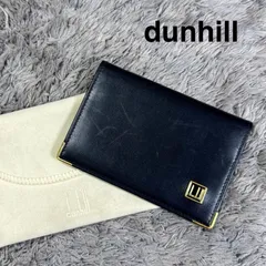 dunhill ダンヒル 名刺入れ カードケース レザー ブラック