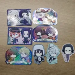 まとめ) 文豪ストレイドッグス ミニステッカー 国木田 太宰 治 中島 敦 芥川 龍之介 中原 中也