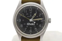 【返品保証】並品｜HAMILTON ハミルトン Khaki カーキ 手巻き ミリタリー 24時間表示 #C260405-29のサムネイル