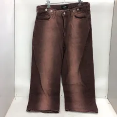 02w24132 エクストララージ XLARGE  FADED BAGGY DENIM PANTS  ボルドー 32  中国製 メンズ  デニムパンツ  コットン  101244031009  【中古品】