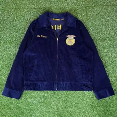 FFA OHIO コーデュロイ アメリカ国立農業学校 チェーン刺繍 サイズ42 ファーマーズジャケット アメカジ 古着 b26032020【コットンジャケット】のサムネイル