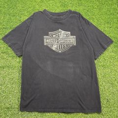 90s- USA製 ハーレーダビッドソン 半袖Tシャツ 両面プリント ©DSS 