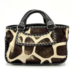 Celine Rare Y2K Zebra Pattern Pony Hair studs Boogie Bag Handbag セリーヌ ゼブラ柄 ハラコ ブギーバッグ ハンドバッグラビティ 2Y7457