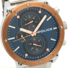 POLICE ポリス 15966J デイデイト QZ 動作品のサムネイル