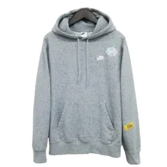 ナイキ NIKE FN3867-063 スウェット プルオーバー パーカー ワッペン M グレー