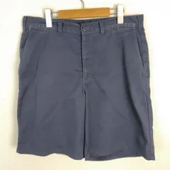 Dickies ディッキーズ ハーフパンツ ネイビー W34サイズ メンズ 古着 ワーク系 アメカジ