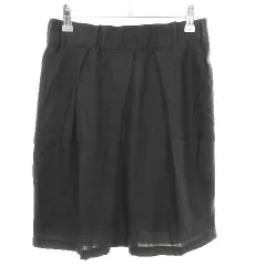アーバンリサーチ URBAN RESEARCH スカート タイト ミニ タック バックファスナー 薄手 無地 F グレー ボトムス /T2のサムネイル
