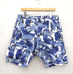 ★6014☆THE NORTH FACE PURPLE LABEL ノースフェイス NT4500N Camouflage Webbing Belt Shorts ウェービングベルトショーツ　34