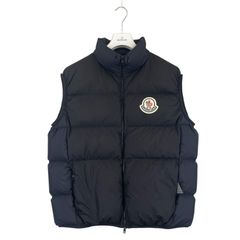 サイズ4□新品□モンクレールARVESライトダウンベスト ダークネイビー 