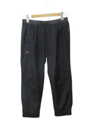 アンダーアーマー UNDER ARMOUR ウインドパンツ M ジョガー ロゴプリント ブラック 黒 ボトムス