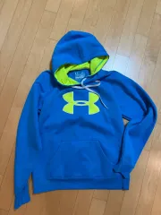 アンダーアーマー 青 WHO フードTシャツ