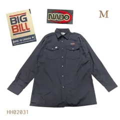 BIGBILL NADOワークシャツMネイビー企業ロゴHH02031のサムネイル