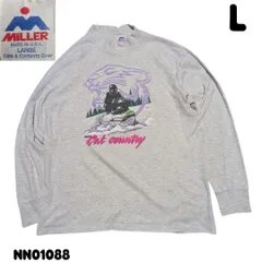 NN01088 ミラー　スノーモービルプリントTシャツ　ロンT長袖　モック　ハイネックのサムネイル