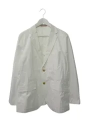 ポールスミス PAUL SMITH 2Bテーラードジャケット XL ホワイト 白 アウター 上着