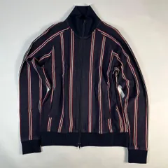 フレッドペリー　トラックジャケット　刺繍ロゴ　ストライプ　ネイビー　ジャージ