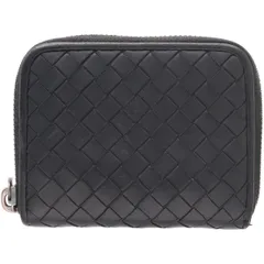 【中古】 Bottega Veneta ボッテガウェネタ イントレチャート コインパース ブラック コインケース 小銭入れ 財布 ウォレット コンパクト 26009849 RS