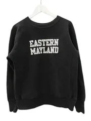 チャンピオン CHAMPION 青タグ リバースウィーブ スウェット トレーナー MARYLAND ブラック 黒 L