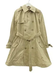 ラルフローレン RALPH LAUREN トレンチコート 長袖 ベージュ 9号 M ミドル丈 アウター
